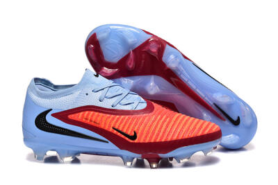Nike Phantom 6 Low Elite FG Firm Ground Soccer Cleats - Blue/Red/Black