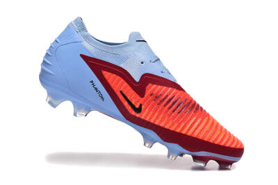 Nike Phantom 6 Low Elite FG Firm Ground Soccer Cleats - Blue/Red/Black