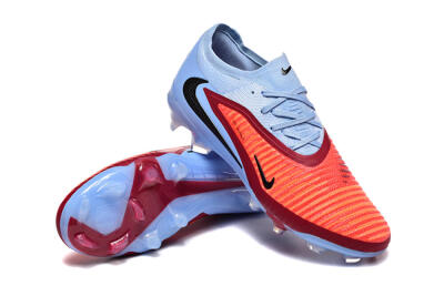 Nike Phantom 6 Low Elite FG Firm Ground Soccer Cleats - Blue/Red/Black