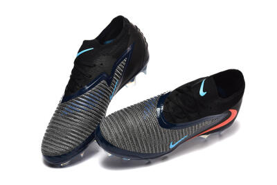 Nike Phantom 6 Low Elite FG Firm Ground Soccer Cleats - Black/Blue/Red