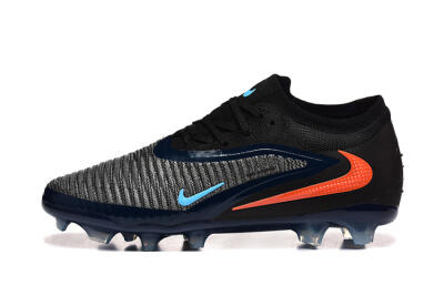 Nike Phantom 6 Low Elite FG Firm Ground Soccer Cleats - Black/Blue/Red