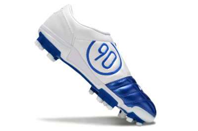 Nike Air Zoom Total 90 III FG Firm Ground Soccer Cleats - Blue/White