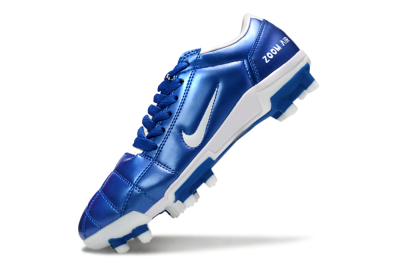 Nike Air Zoom Total 90 III FG Firm Ground Soccer Cleats - Blue/White
