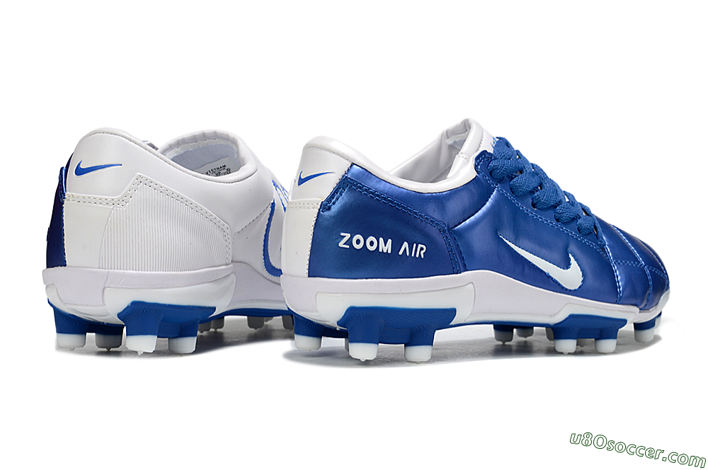Nike Air Zoom Total 90 III FG Firm Ground Soccer Cleats - Blue/White 7