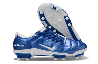 Nike Air Zoom Total 90 III FG Firm Ground Soccer Cleats - Blue/White