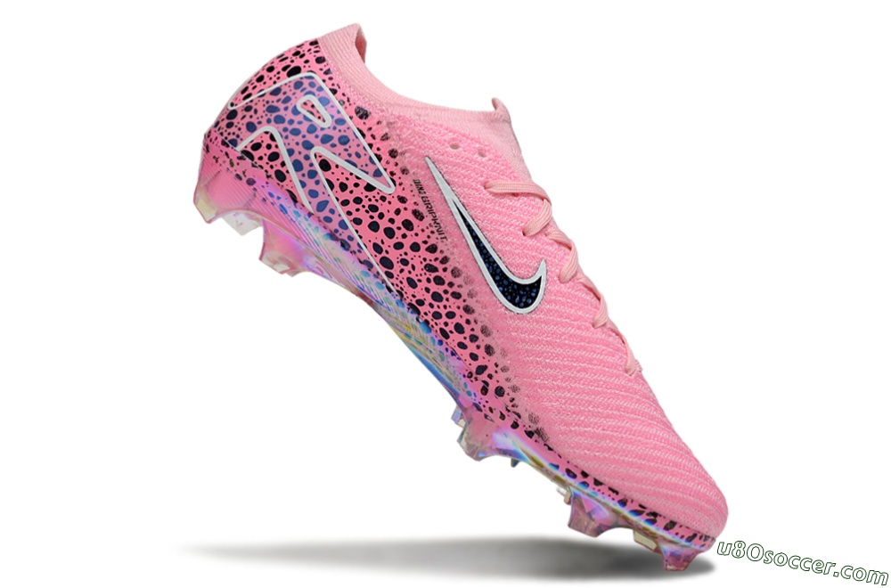 Nike Air Zoom Mercurial Vapor 16 Elite FG Firm Ground Soccer Cleats - Pink/Blue/Black 4