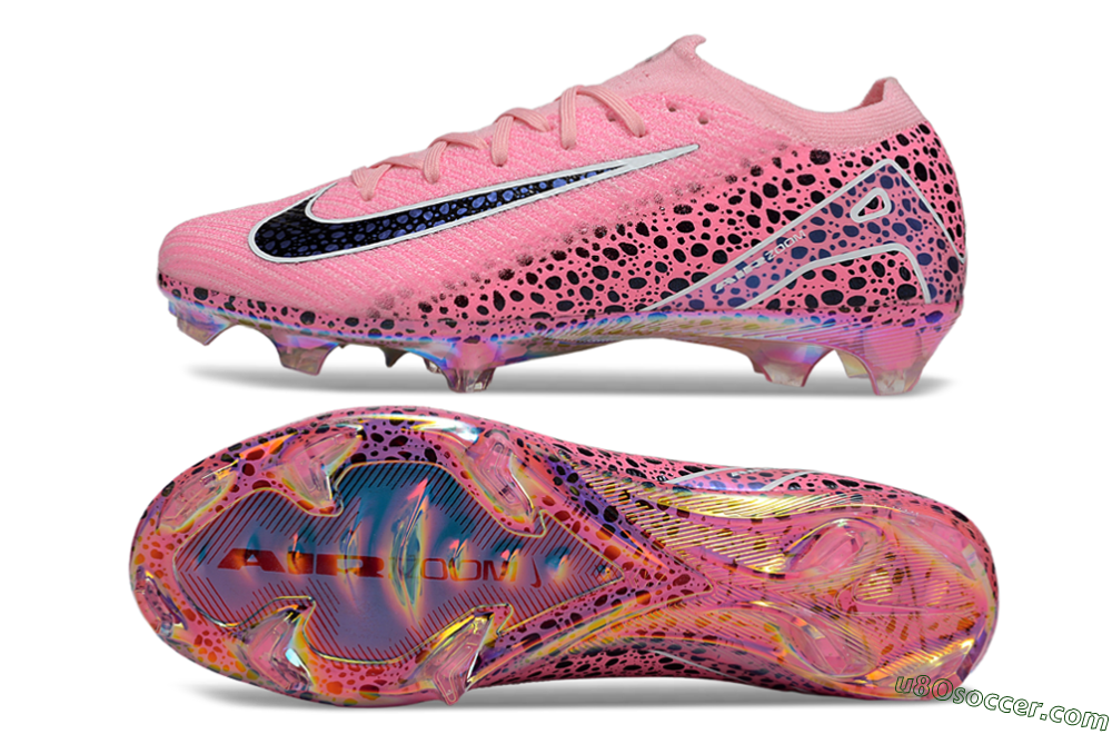 Nike Air Zoom Mercurial Vapor 16 Elite FG Firm Ground Soccer Cleats - Pink/Blue/Black 0