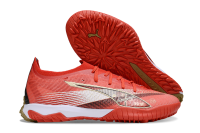 Puma Ultra 5 Ultimate FG Firm Ground Soccer Cleats - Red/White/Gold