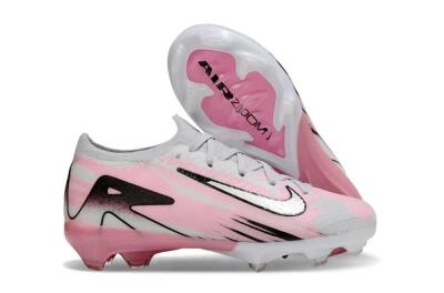 Nike Air Zoom Mercurial Vapor 16 Elite FG Firm Ground Soccer Cleats - Grey/Silver/Pink
