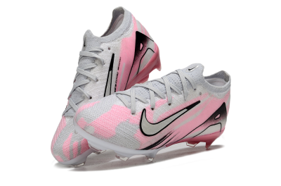 Nike Air Zoom Mercurial Vapor 16 Elite FG Firm Ground Soccer Cleats - Grey/Silver/Pink
