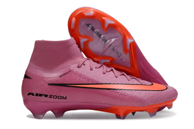 Nike Air Zoom Mercurial Superfly 10 Elite FG Firm Ground Soccer Cleats - Red/Black/Orange