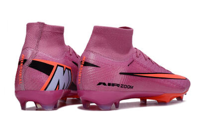 Nike Air Zoom Mercurial Superfly 10 Elite FG Firm Ground Soccer Cleats - Red/Black/Orange