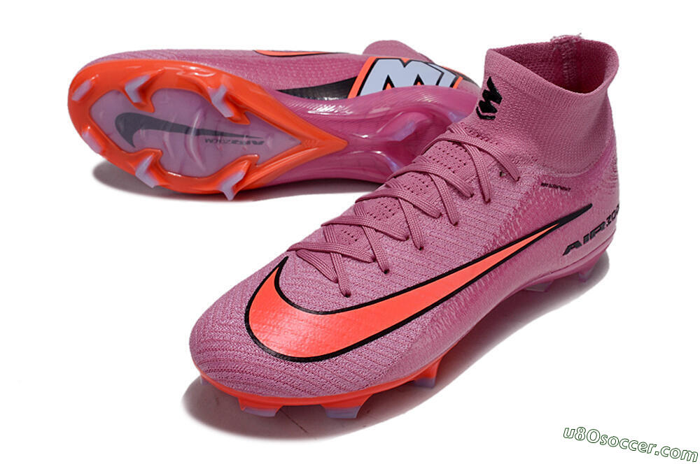 Nike Air Zoom Mercurial Superfly 10 Elite FG Firm Ground Soccer Cleats - Red/Black/Orange 3