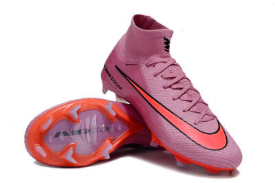 Nike Air Zoom Mercurial Superfly 10 Elite FG Firm Ground Soccer Cleats - Red/Black/Orange