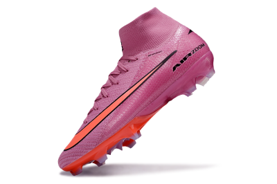 Nike Air Zoom Mercurial Superfly 10 Elite FG Firm Ground Soccer Cleats - Red/Black/Orange