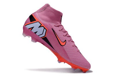 Nike Air Zoom Mercurial Superfly 10 Elite FG Firm Ground Soccer Cleats - Red/Black/Orange