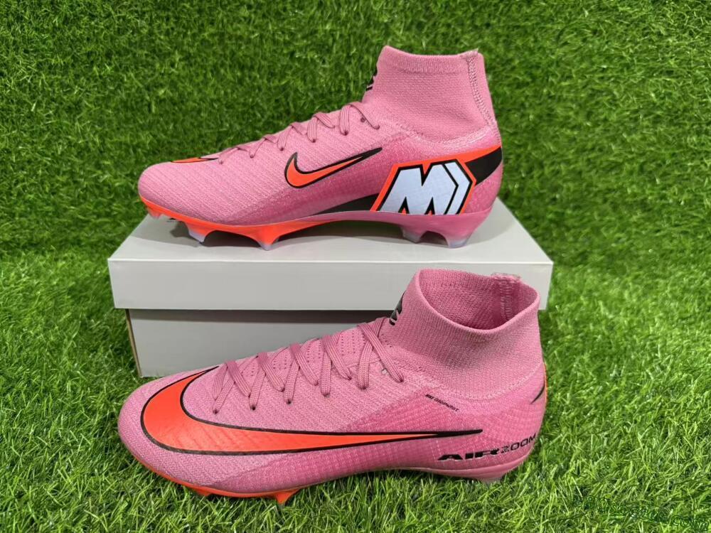 Nike Air Zoom Mercurial Superfly 10 Elite FG Firm Ground Soccer Cleats - Red/Black/Orange