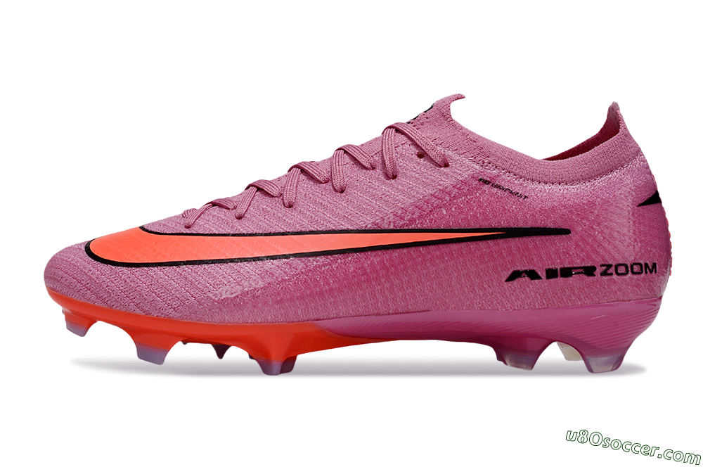 Nike Air Zoom Mercurial Vapor 16 Elite FG Firm Ground Soccer Cleats - Red/Black/Orange 2