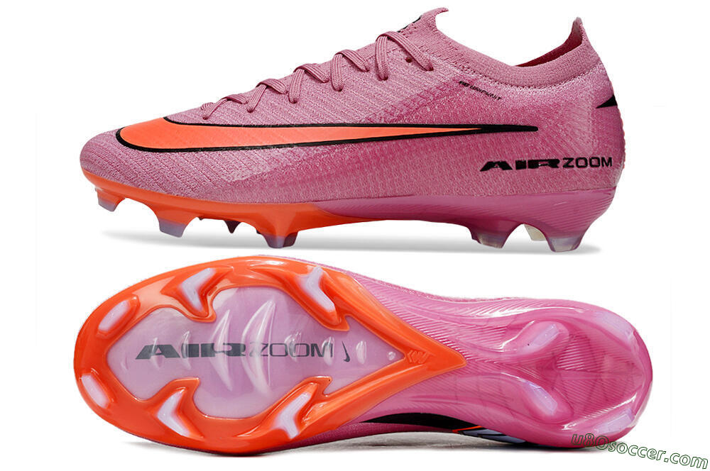 Nike Air Zoom Mercurial Vapor 16 Elite FG Firm Ground Soccer Cleats - Red/Black/Orange 0