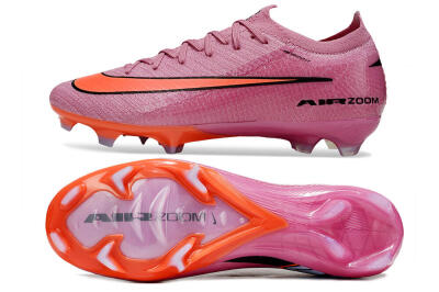 Nike Air Zoom Mercurial Vapor 16 Elite FG Firm Ground Soccer Cleats - Red/Black/Orange