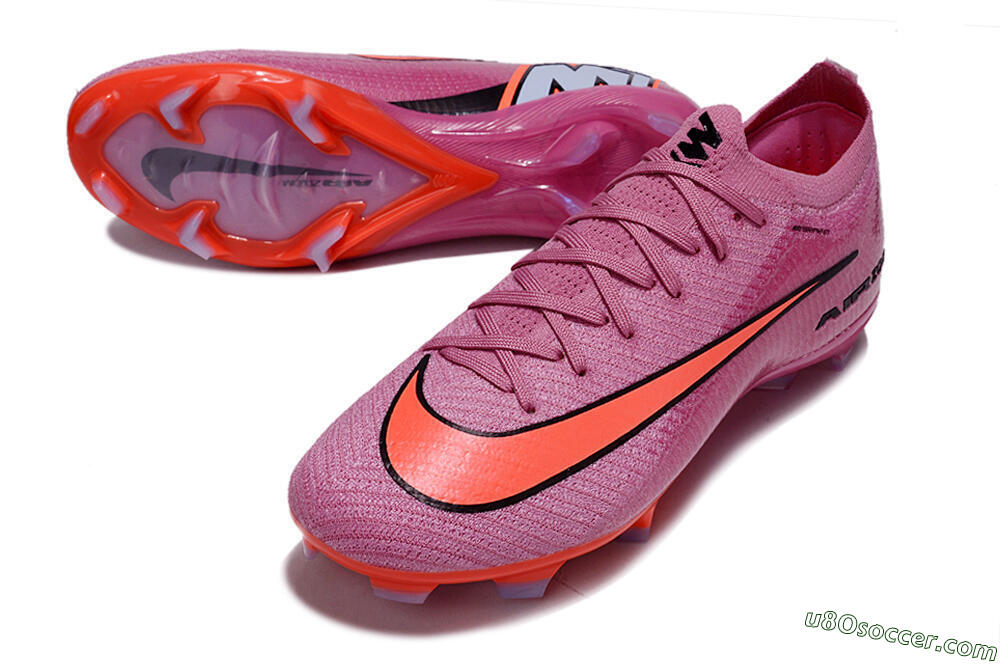 Nike Air Zoom Mercurial Vapor 16 Elite FG Firm Ground Soccer Cleats - Red/Black/Orange 3