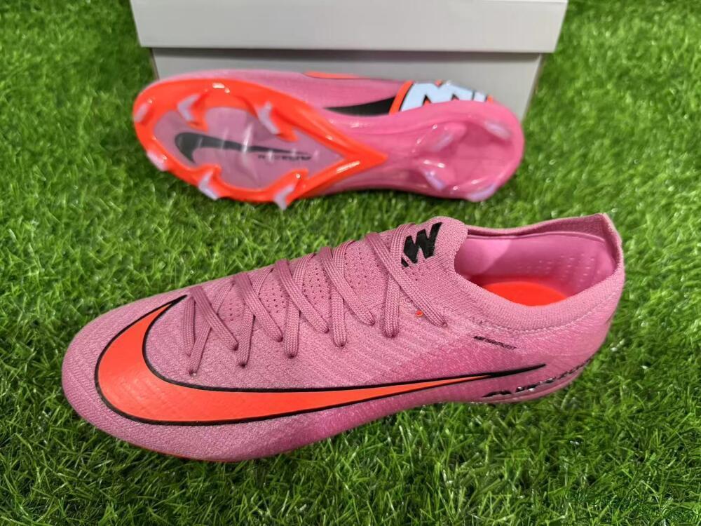 Nike Air Zoom Mercurial Vapor 16 Elite FG Firm Ground Soccer Cleats - Red/Black/Orange