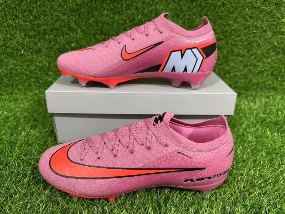 Nike Air Zoom Mercurial Vapor 16 Elite FG Firm Ground Soccer Cleats - Red/Black/Orange