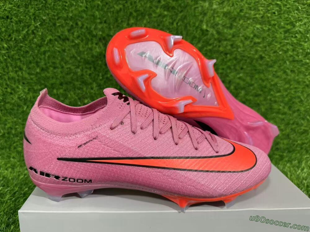 Nike Air Zoom Mercurial Vapor 16 Elite FG Firm Ground Soccer Cleats - Red/Black/Orange