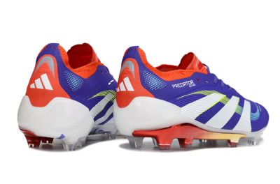 Adidas Predator 25 Elite FG Firm Ground Soccer Cleats - Blue/White/Red