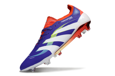 Adidas Predator 25 Elite FG Firm Ground Soccer Cleats - Blue/White/Red