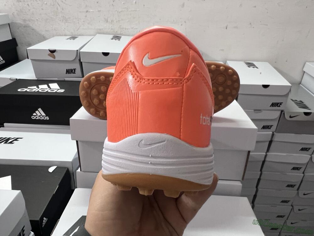 Nike Total 90 III TF Artificial Turf Soccer Shoes - Orange/White