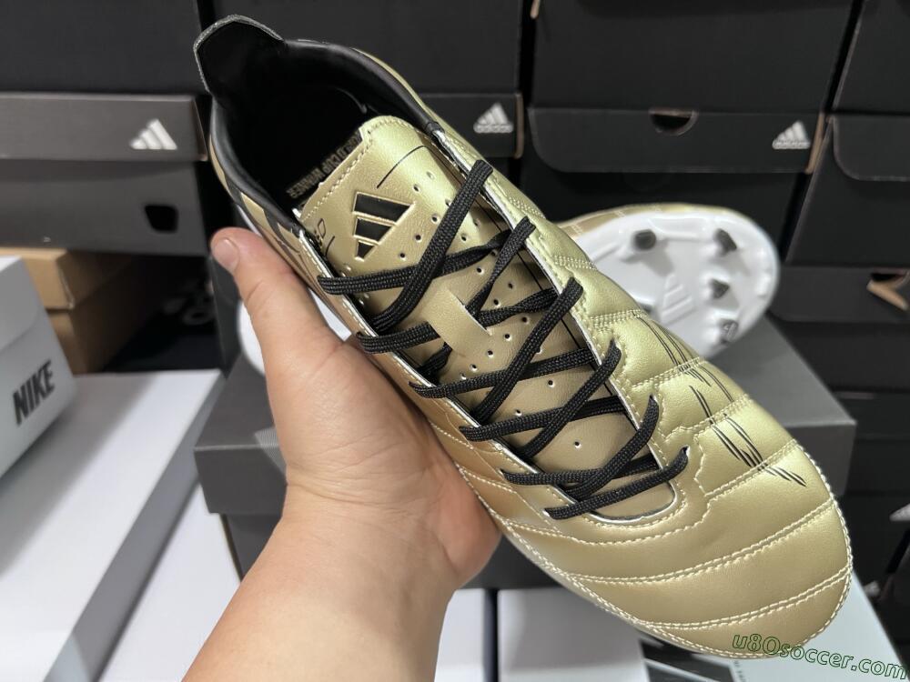 Adidas F50 Elite FG Firm Ground Soccer Cleats - Gold/Black/White