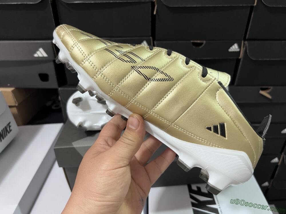 Adidas F50 Elite FG Firm Ground Soccer Cleats - Gold/Black/White