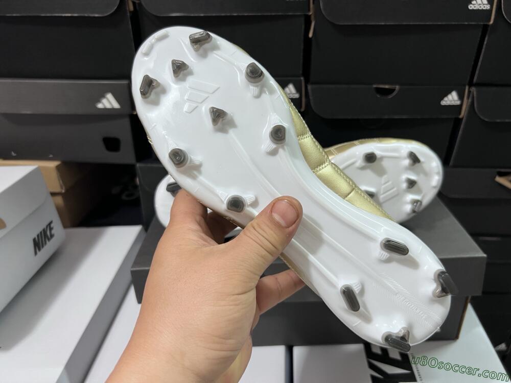 Adidas F50 Elite FG Firm Ground Soccer Cleats - Gold/Black/White