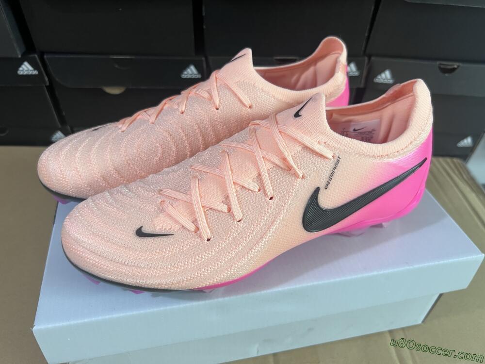Nike Phantom GX 2 Elite FG Firm Ground Soccer Cleats - Pink/Black
