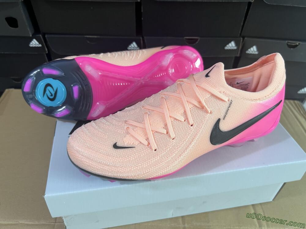 Nike Phantom GX 2 Elite FG Firm Ground Soccer Cleats - Pink/Black
