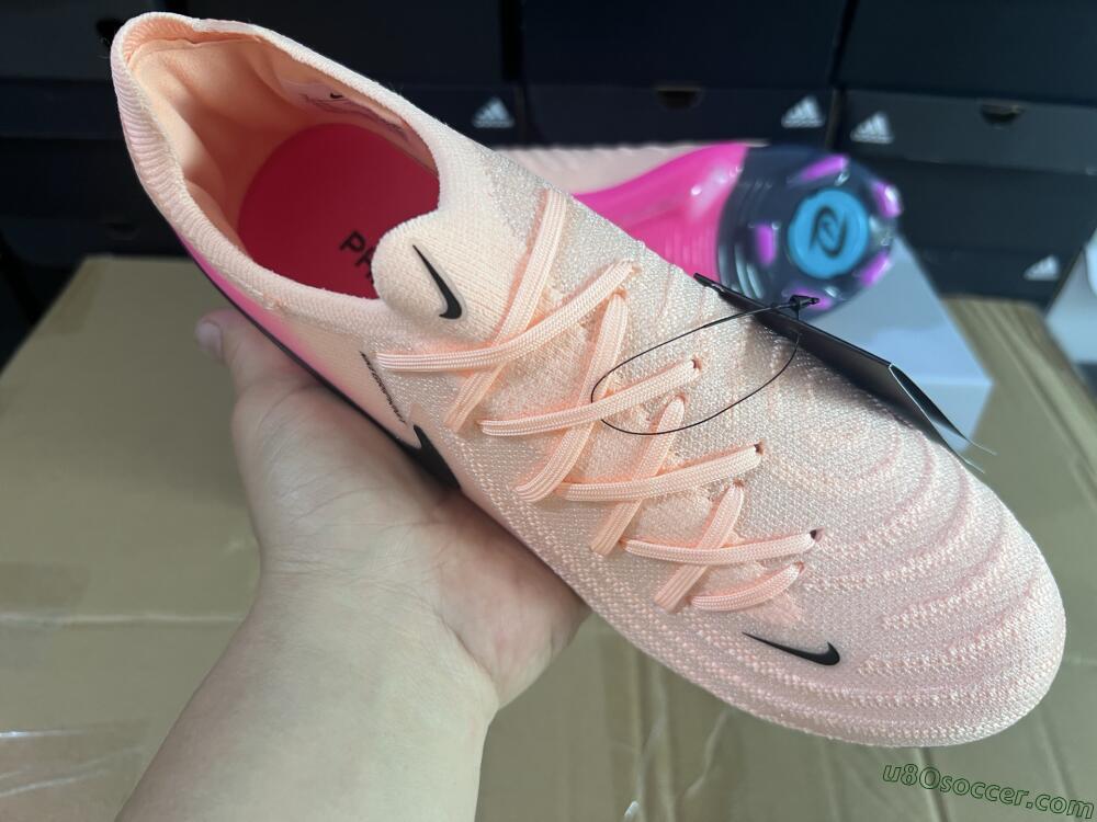 Nike Phantom GX 2 Elite FG Firm Ground Soccer Cleats - Pink/Black