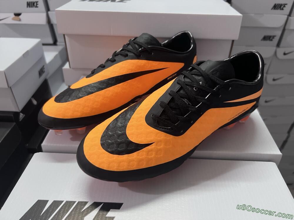 Nike Hypervenom Phantom FG Firm Ground Soccer Cleats - Orange/Black