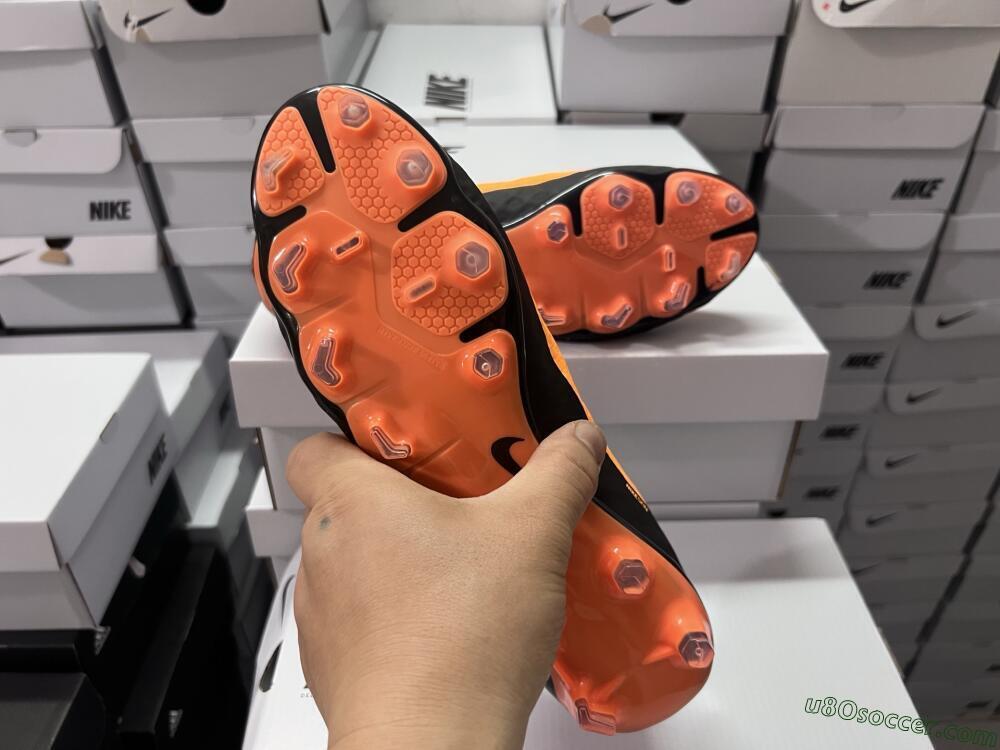 Nike Hypervenom Phantom FG Firm Ground Soccer Cleats - Orange/Black