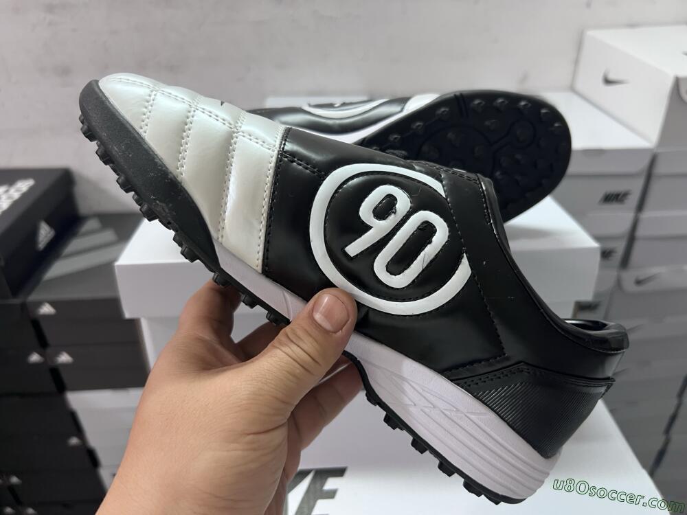 Nike Total 90 III TF Artificial Turf Soccer Shoes - White/Black