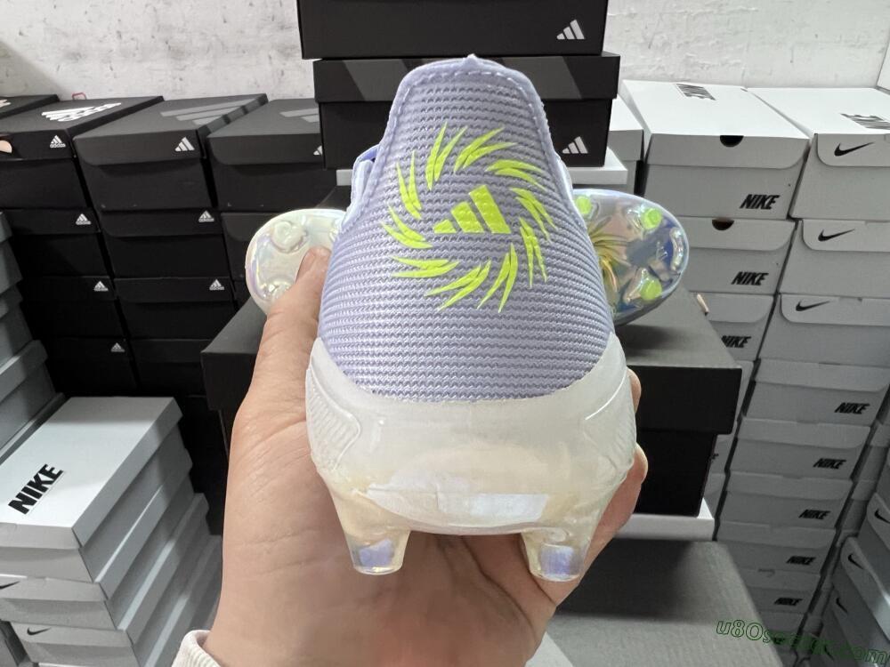 Adidas F50 Elite FG Firm Ground Soccer Cleats - Purple/Silver/Yellow