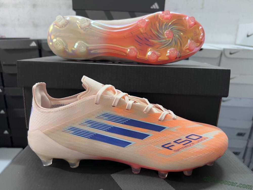 Adidas F50 Elite FG Firm Ground Soccer Cleats - Pink/Orange/Blue