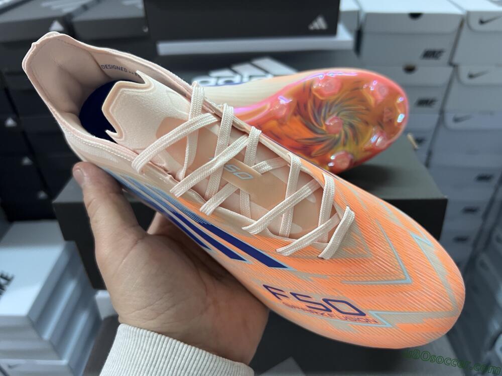 Adidas F50 Elite FG Firm Ground Soccer Cleats - Pink/Orange/Blue