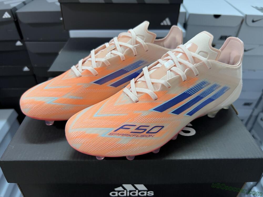 Adidas F50 Elite FG Firm Ground Soccer Cleats - Pink/Orange/Blue