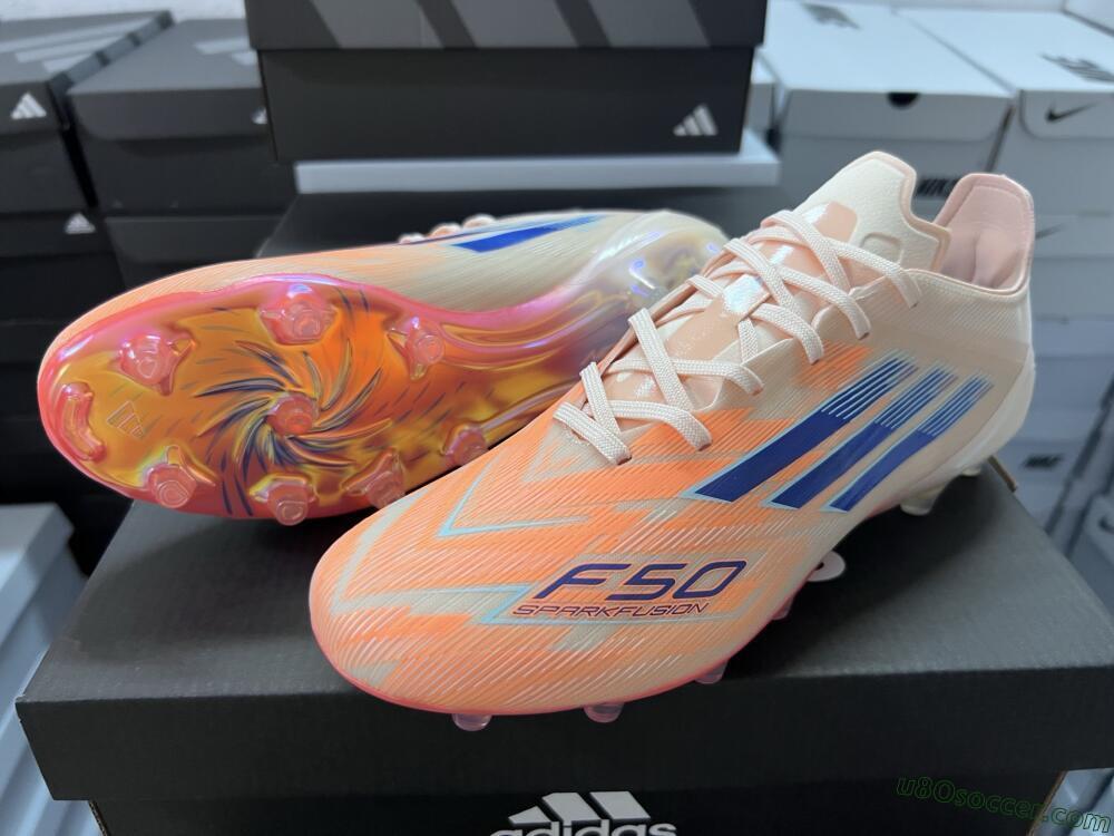 Adidas F50 Elite FG Firm Ground Soccer Cleats - Pink/Orange/Blue