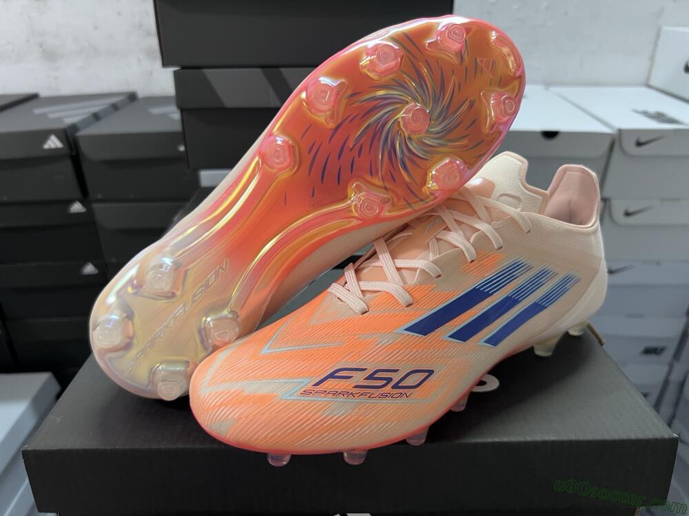 Adidas F50 Elite FG Firm Ground Soccer Cleats - Pink/Orange/Blue