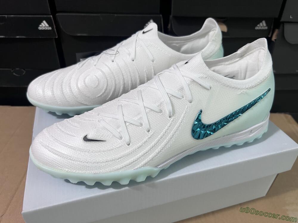 Nike Phantom GX 2 Elite TF Artificial Turf Soccer Shoes - Beige/Green