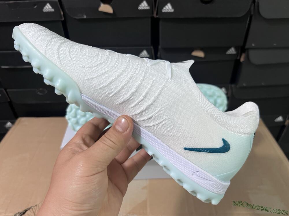 Nike Phantom GX 2 Elite TF Artificial Turf Soccer Shoes - Beige/Green