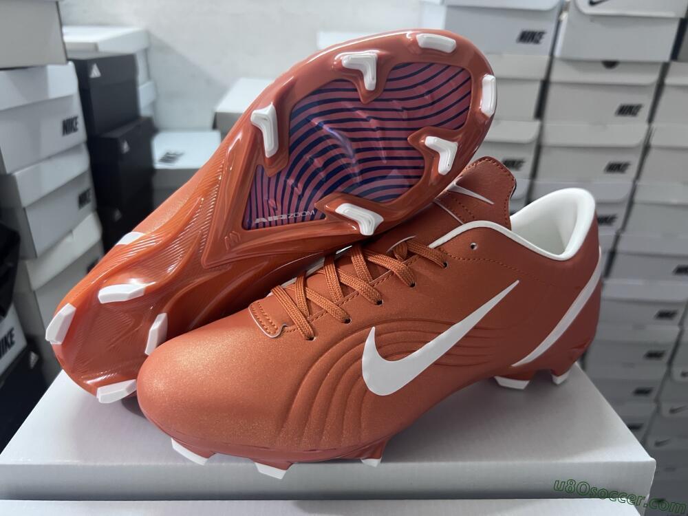 Nike Mercurial Vapor 1 Elite FG Firm Ground Soccer Cleats - Brown/White