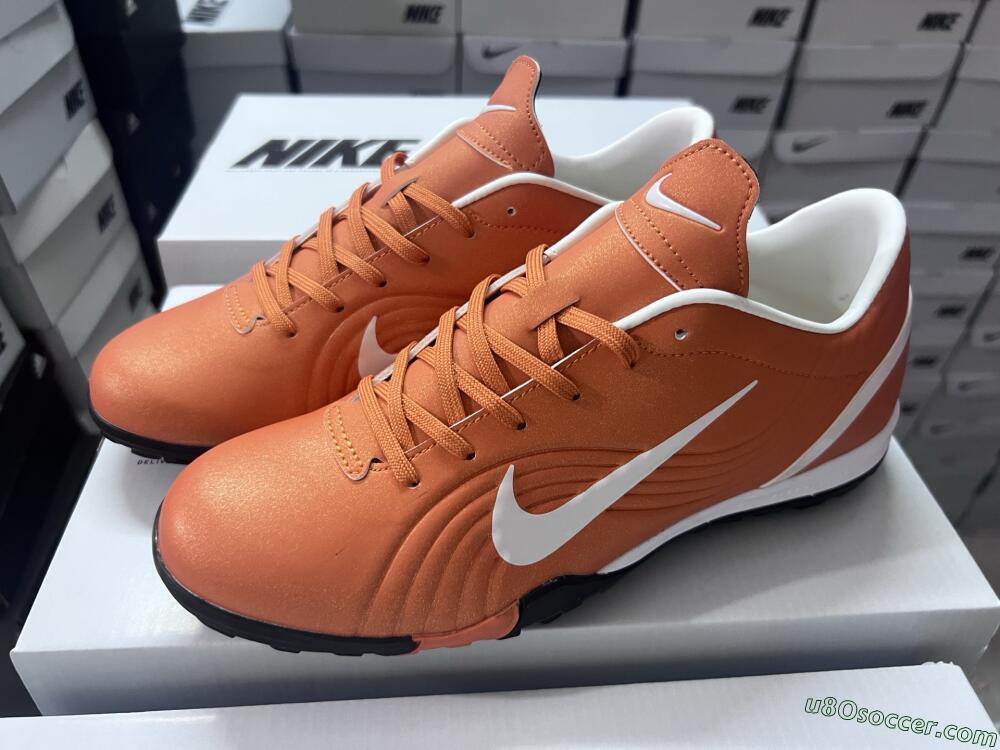 Nike Mercurial Vapor 1 Elite TF Artificial Turf Soccer Shoes - Brown/White
